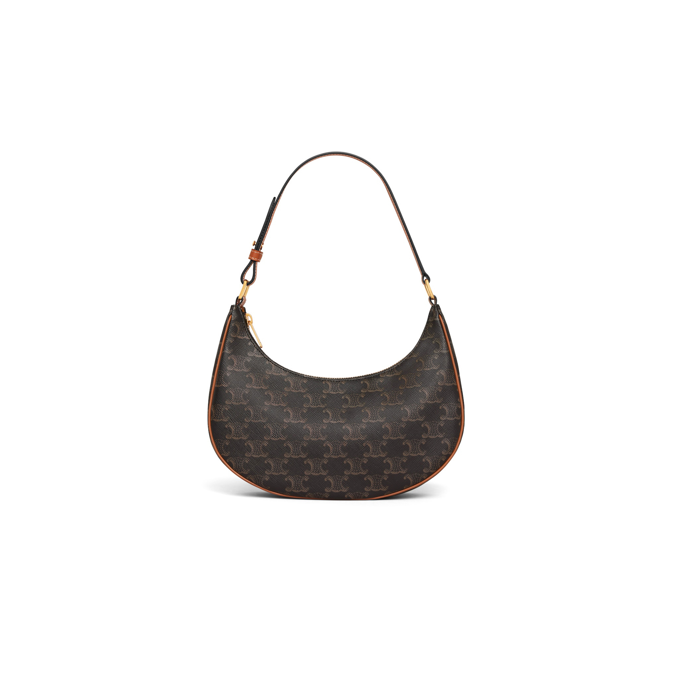 Ce**e ava bag in triomphe canvas and calfskin 193952bzj.04lu (23*14*7cm)